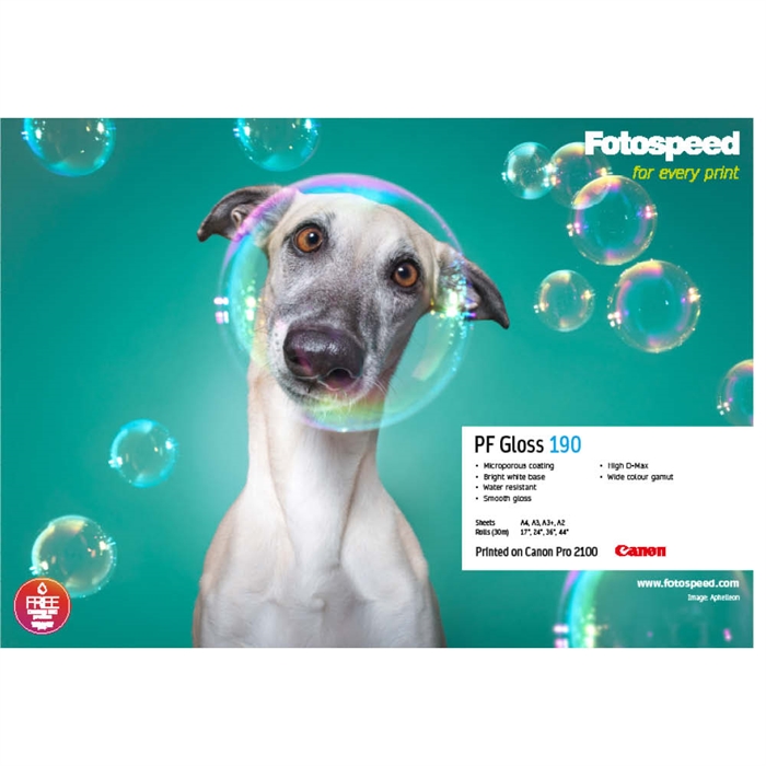 Fotospeed PF Gloss 190 g/m² - 17" x 30 metaras