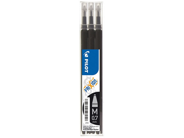 Pilot Frixion Clicker 0.7 refil crni (3)