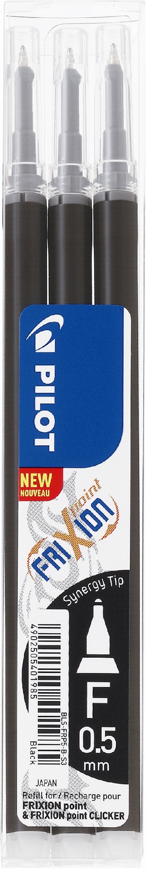 Pilot Frixion Point Clicker 0,5 punjenje crni (3)