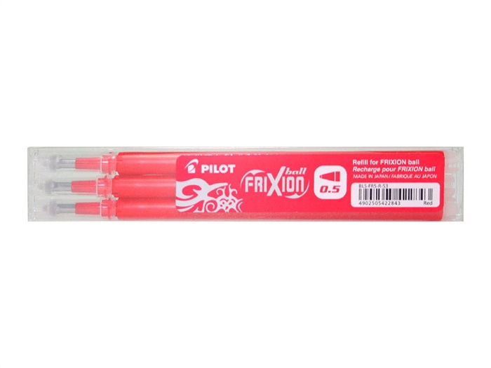 Pilot Frixion Clicker 0.5 punjenje crveno (3)