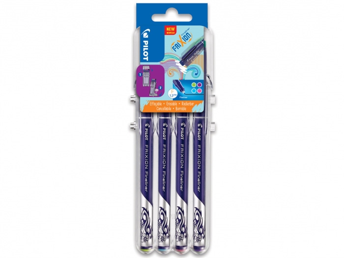 Pilot Frixion Fineliner Set2Go 1,3 mm Pastel asortiman (4)