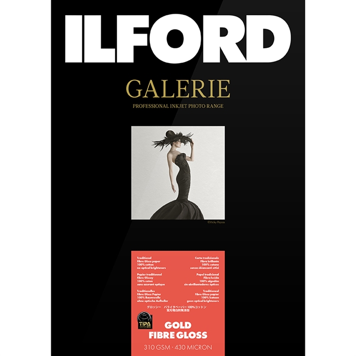 Ilford Gold Fibre Gloss for FineArt Album - 330mm x 518mm - 25 listova