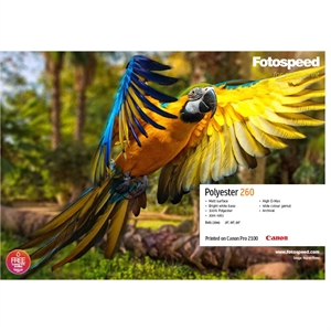 Fotospeed Polyester (Matt) 260 g/m² - 24" x 30 metaras