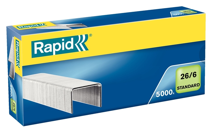 Rapid spajalice 26/6 standardne pocinčane (5000)