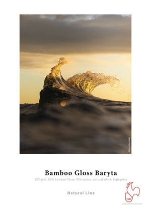 Hahnemühle Bamboo Gloss Baryta 305 g/m² - 17" x 12 metara