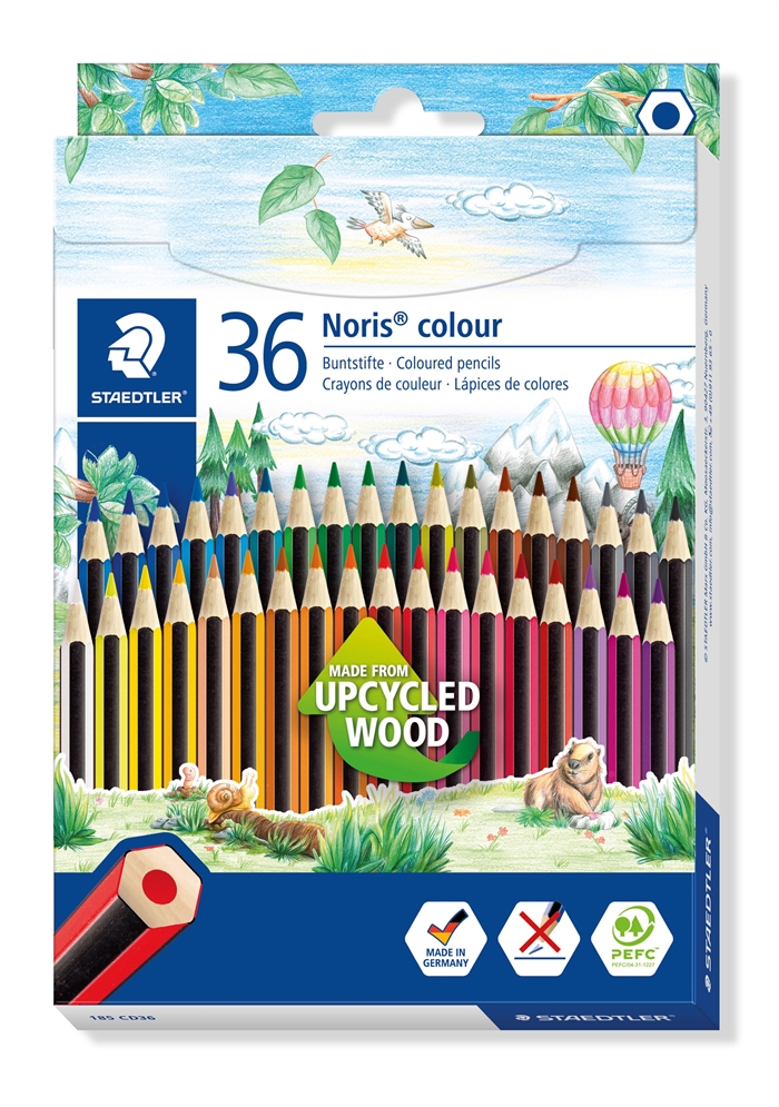 Staedtler set olovki u boji Noris Upcycled Wood (36)