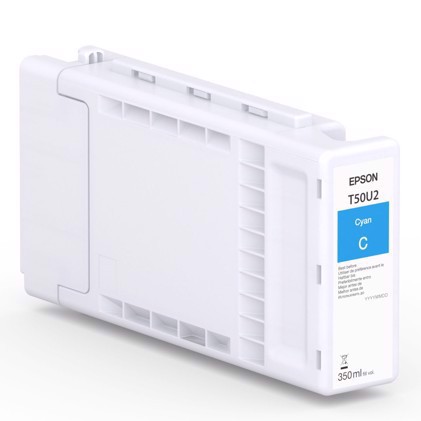 Epson Cyan T50U2 - 350 ml ink cartridge