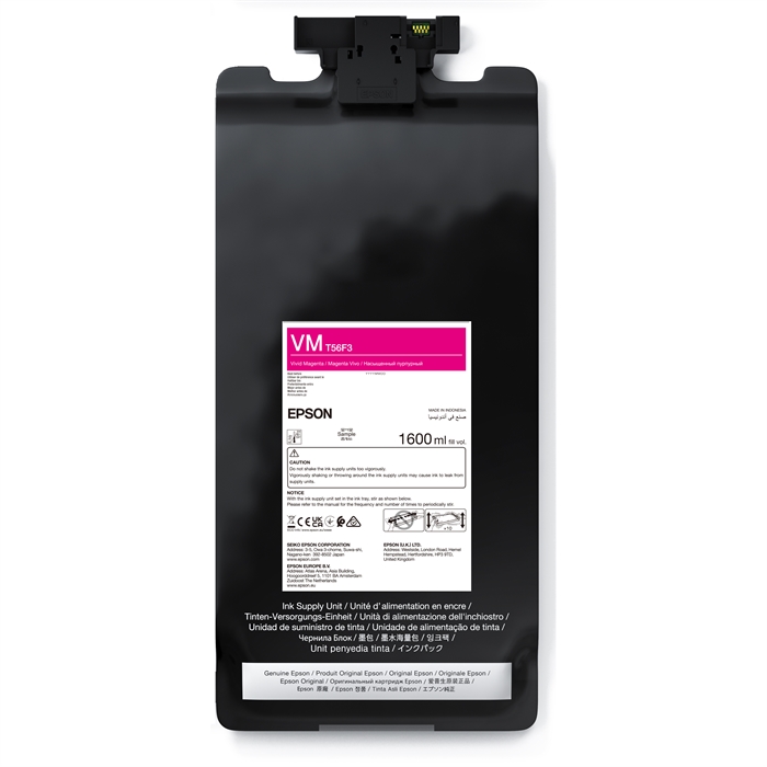 Epson Vivid Magenta T56F3- vrećica za tintu od 1600 ml