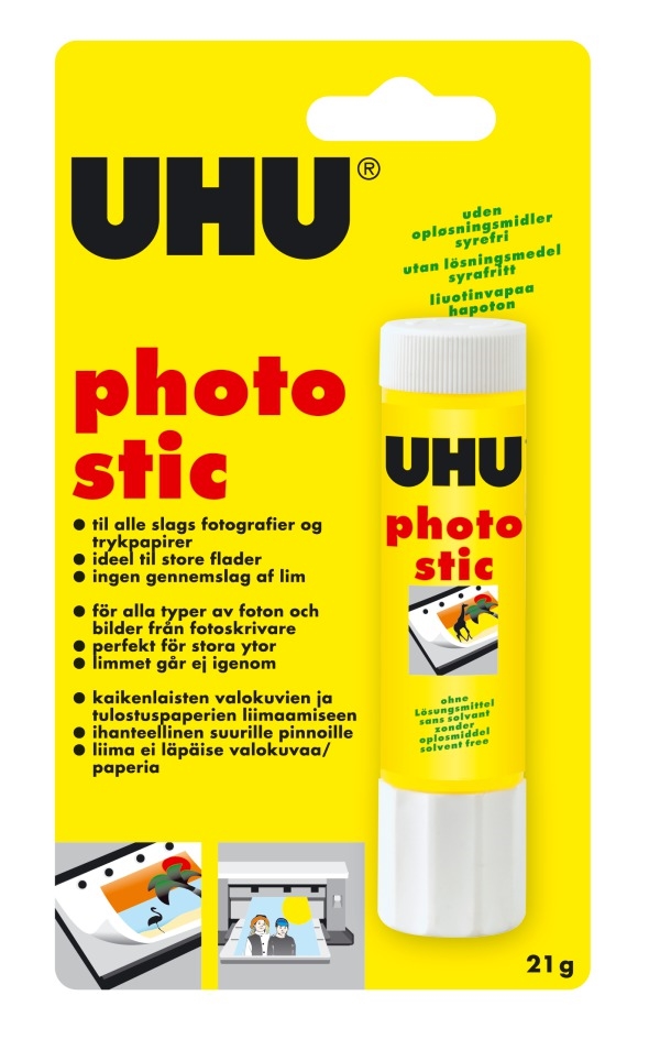 UHU ljepilo u stiku za fotografije 21 g