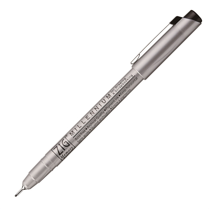 ZIG Millennium Pen 0,8mm crna