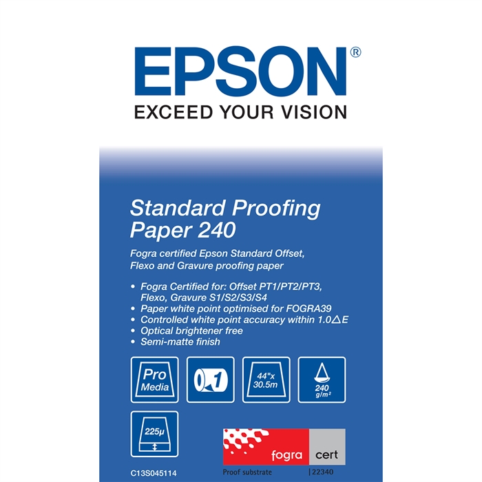 Epson Standard Proofing Paper 240, 44" x 30,5 metara