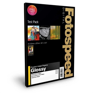 Fotospeed Fine Art Gloss Test Pack - A4, 9 listova