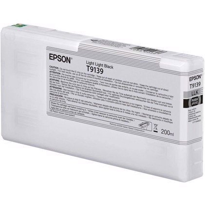 Epson Light Light Black T9139 - 200 ml blækpatron